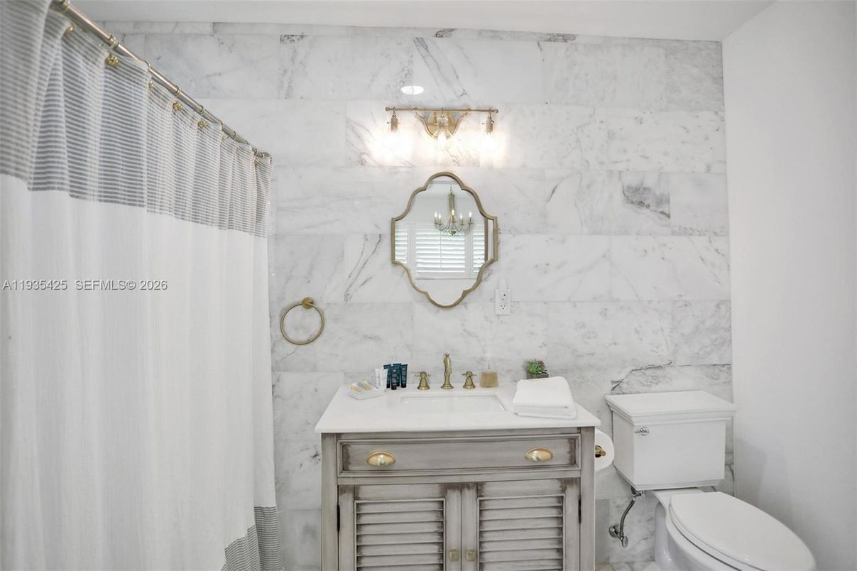 Bathroom, Interior, Marble Walls