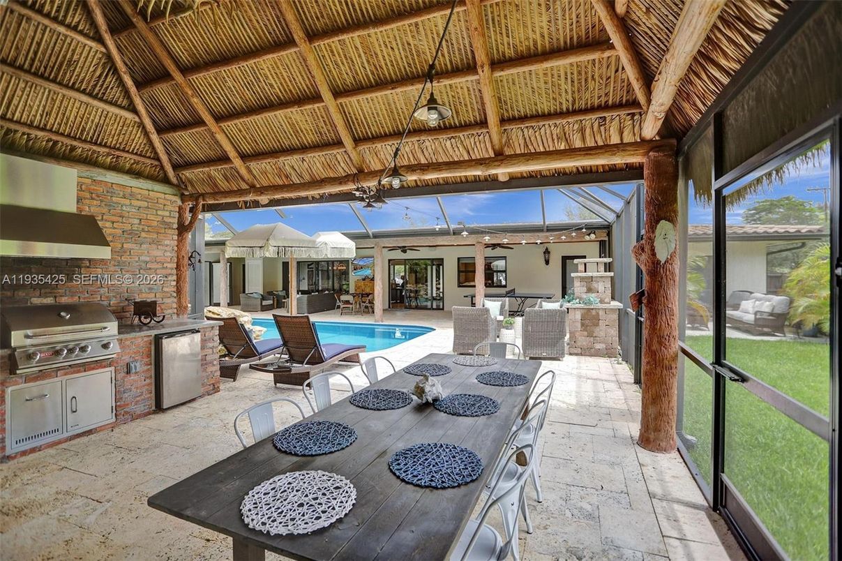 Interior, Pool, Stone Walls, Sun Room