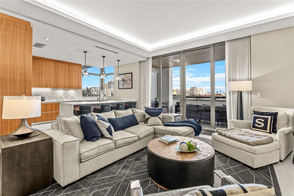 Interior, Kitchen, Living room, Pendant Lights, Recessed Lighting