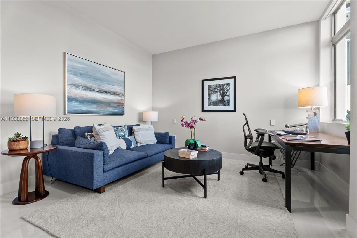 Home Office, Interior, Living room