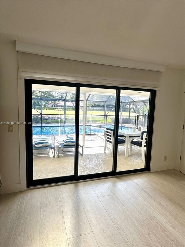 Empty room, Interior, Water, Wood Texture Flooring
