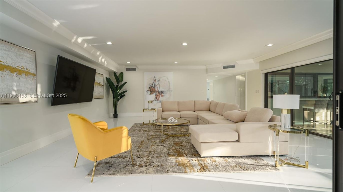 Interior, Living room, Recessed Lighting