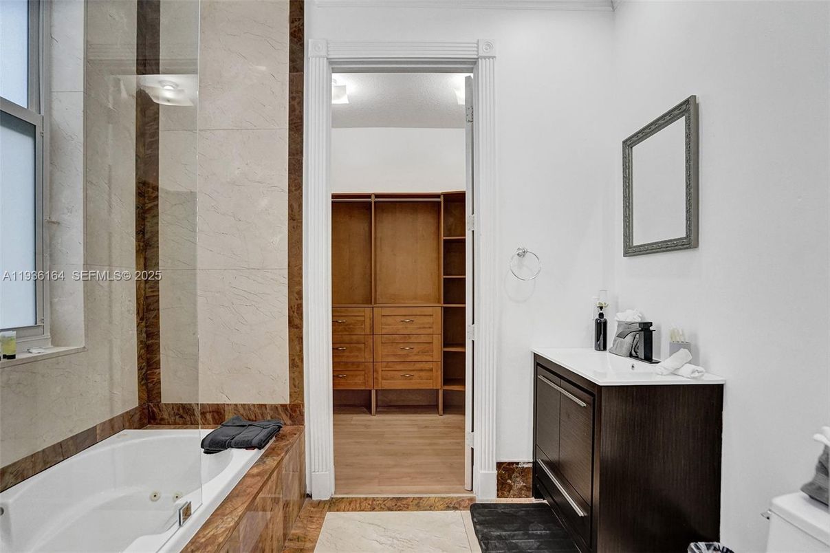 Bathroom, Interior, Wood Texture Flooring