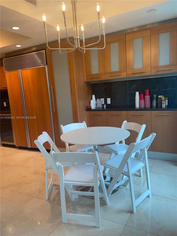 Chandelier, Dining room, Interior, Kitchen, Recessed Lighting