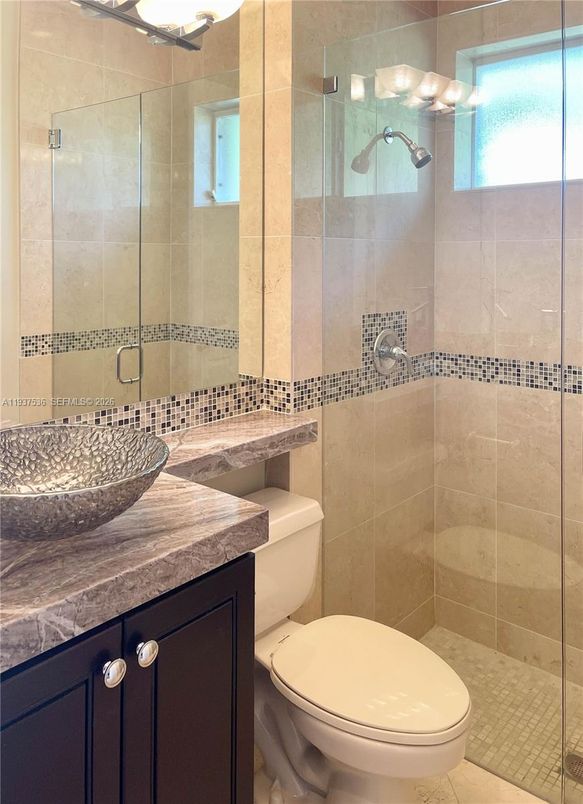 Bathroom, Glass Shower, Interior