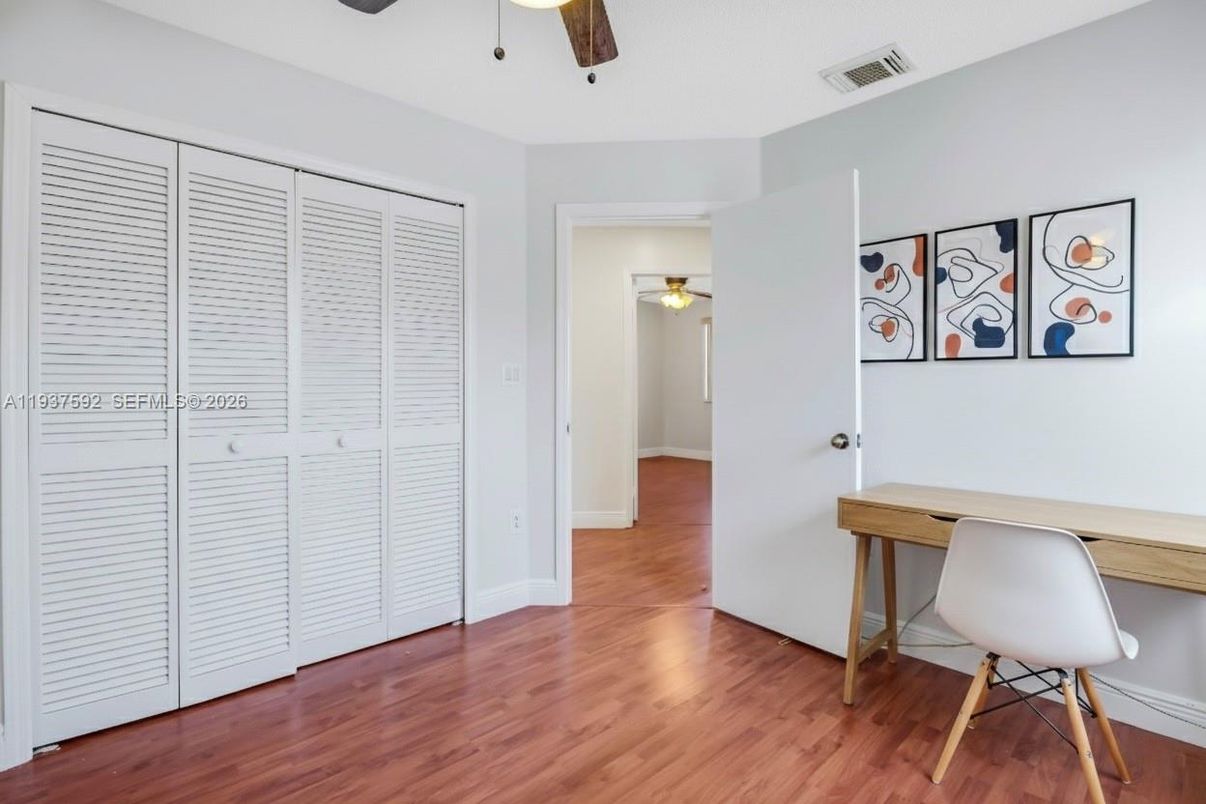Home Office, Interior, Wood Texture Flooring