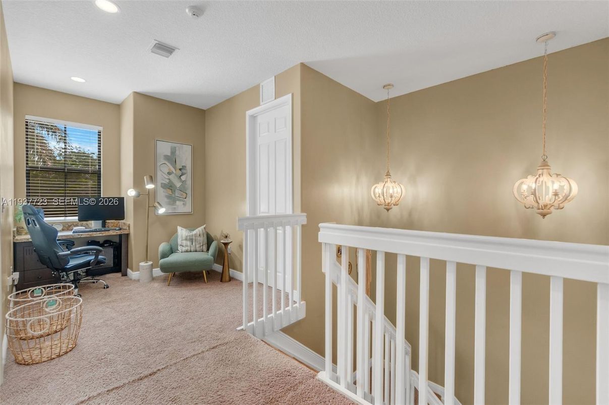 Home Office, Interior, Pendant Lights, Recessed Lighting