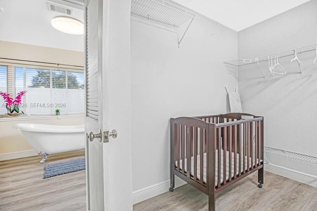 Bathroom, Free Standing Baths, Interior, Wood Texture Flooring