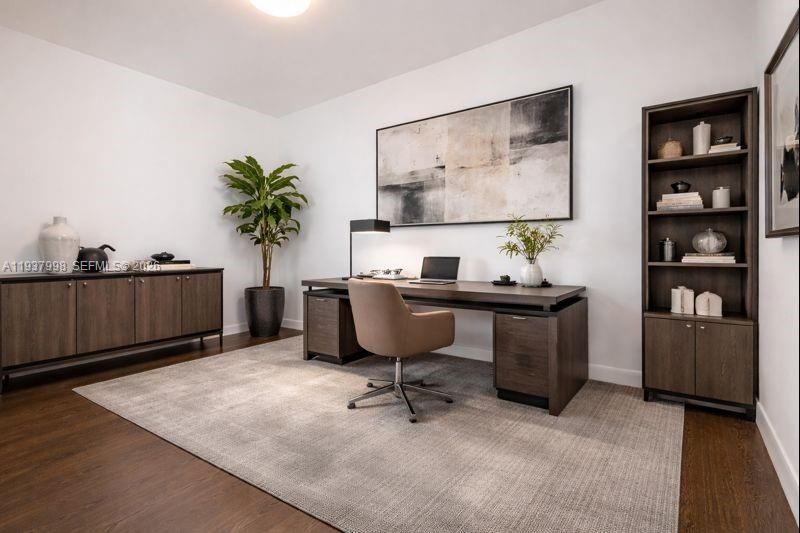 Home Office, Interior, Wood Texture Flooring