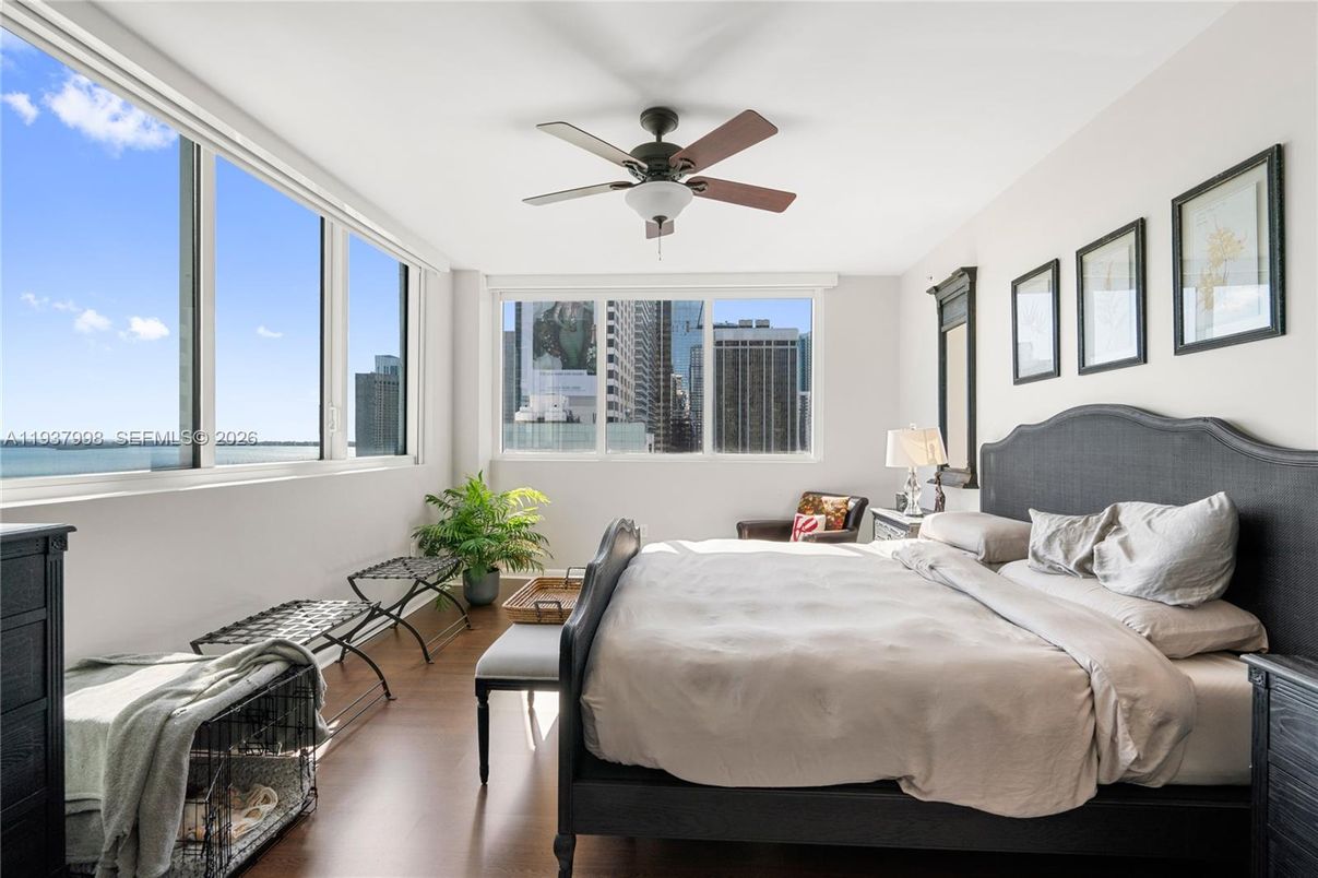 Bedroom, Interior, Water, Wood Texture Flooring