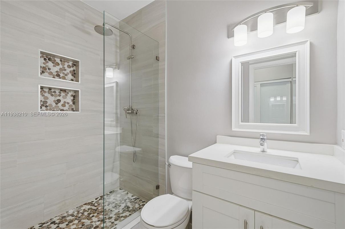 Bathroom, Glass Shower, Interior