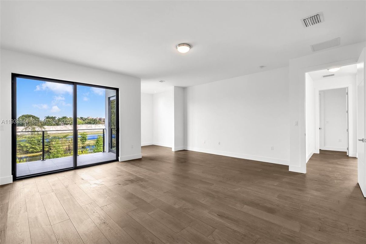 Empty room, Interior, Wood Texture Flooring