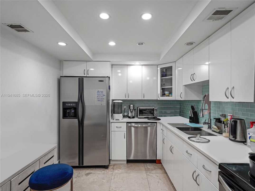 Interior, Kitchen, Recessed Lighting, Stainless Steel Appliances