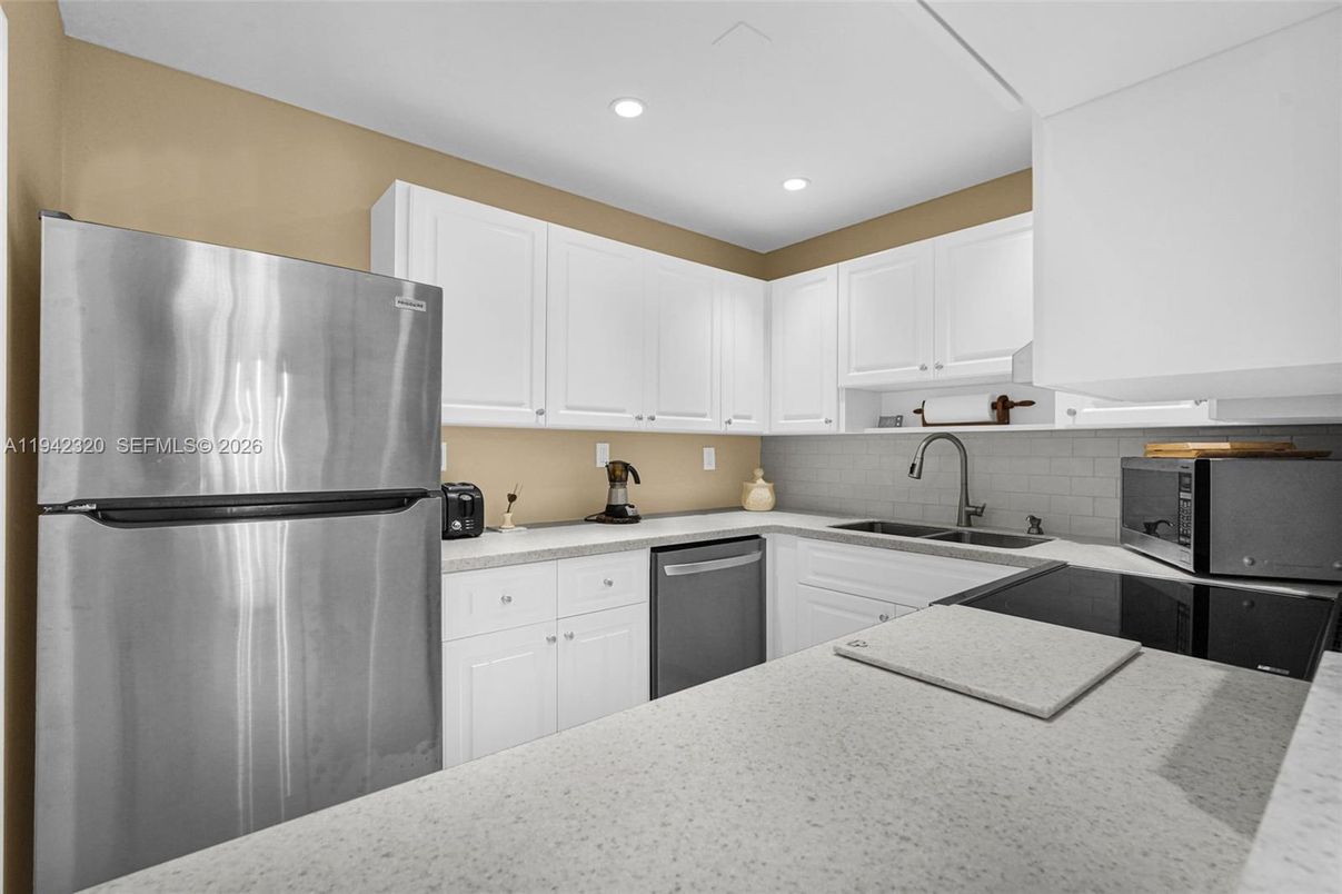 Interior, Kitchen, Recessed Lighting, Stainless Steel Appliances