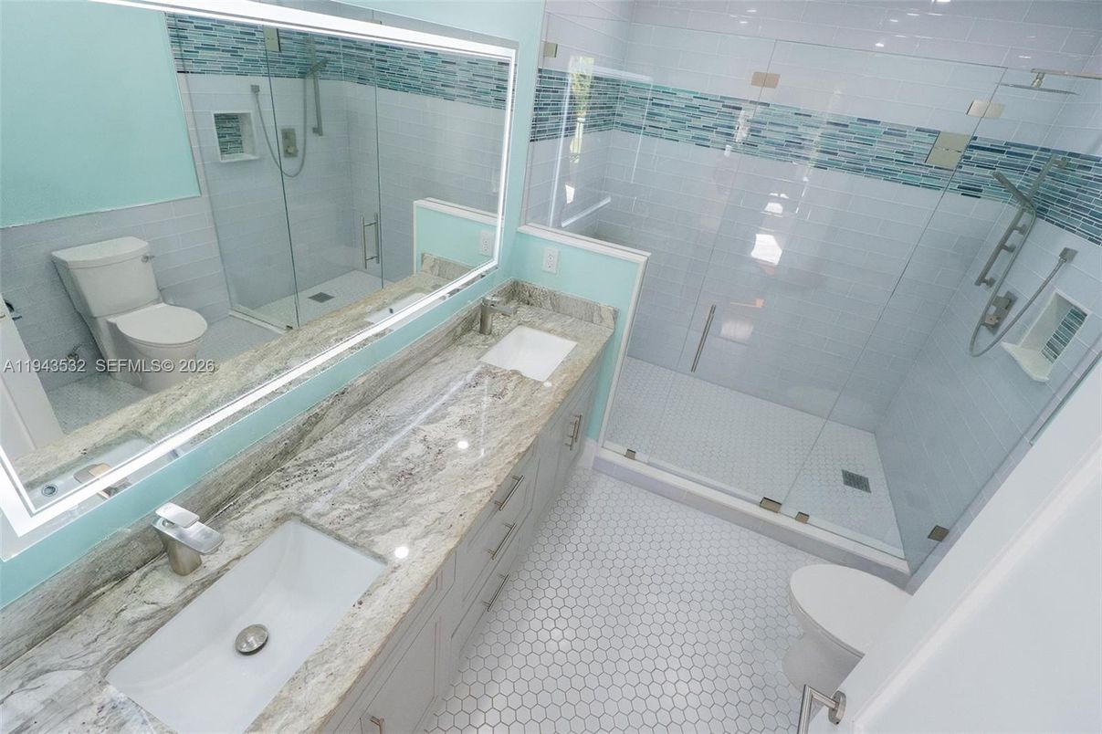 Bathroom, Glass Shower, Interior