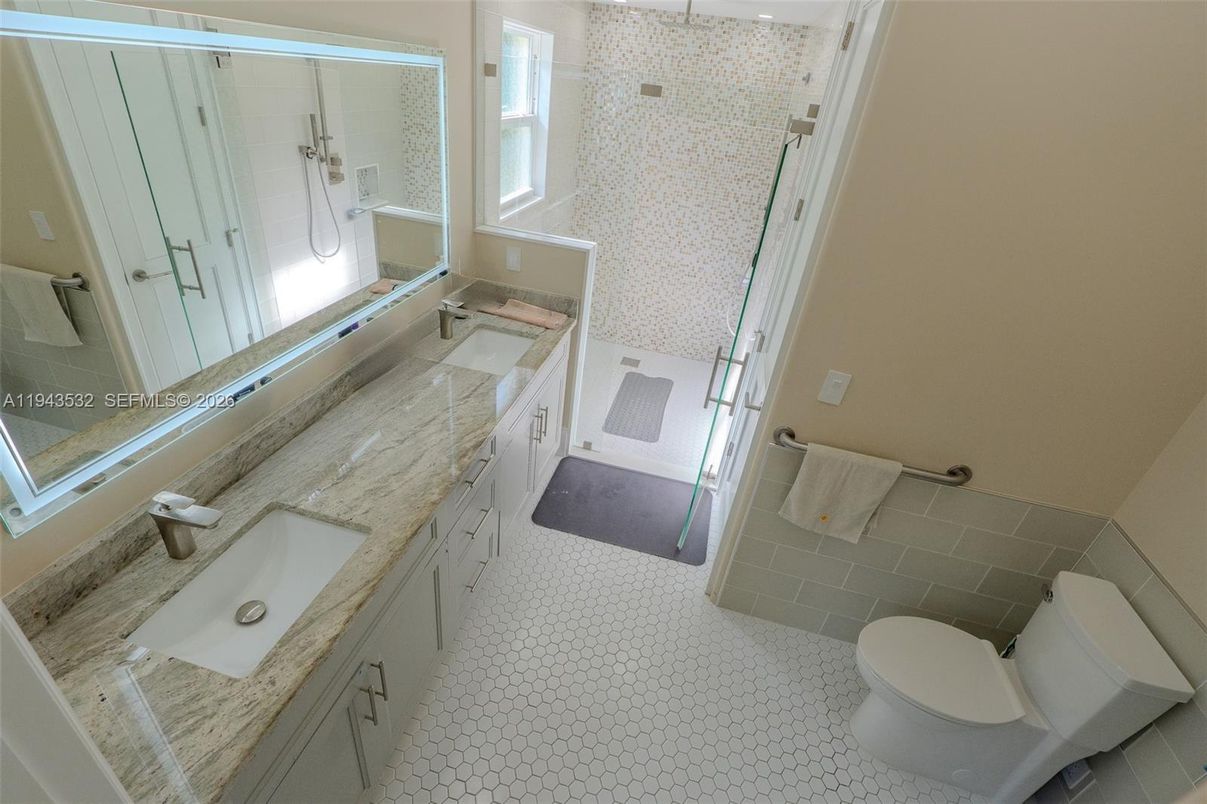Bathroom, Glass Shower, Interior