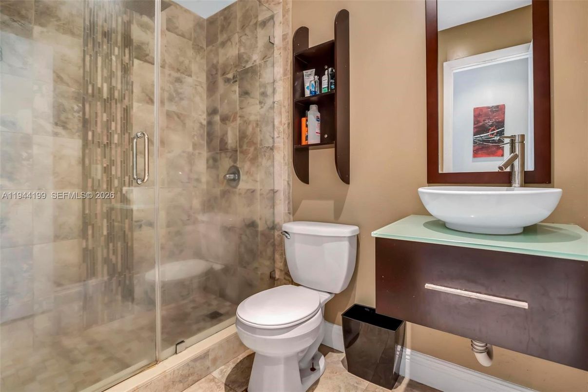 Bathroom, Glass Shower, Interior