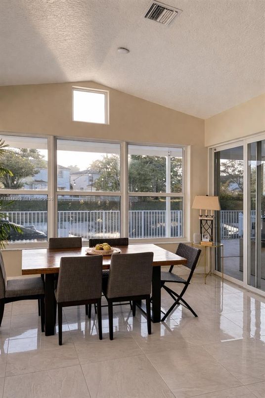 Dining room, Interior, Water