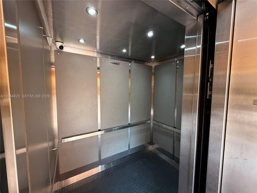 Elevator, Interior, Recessed Lighting