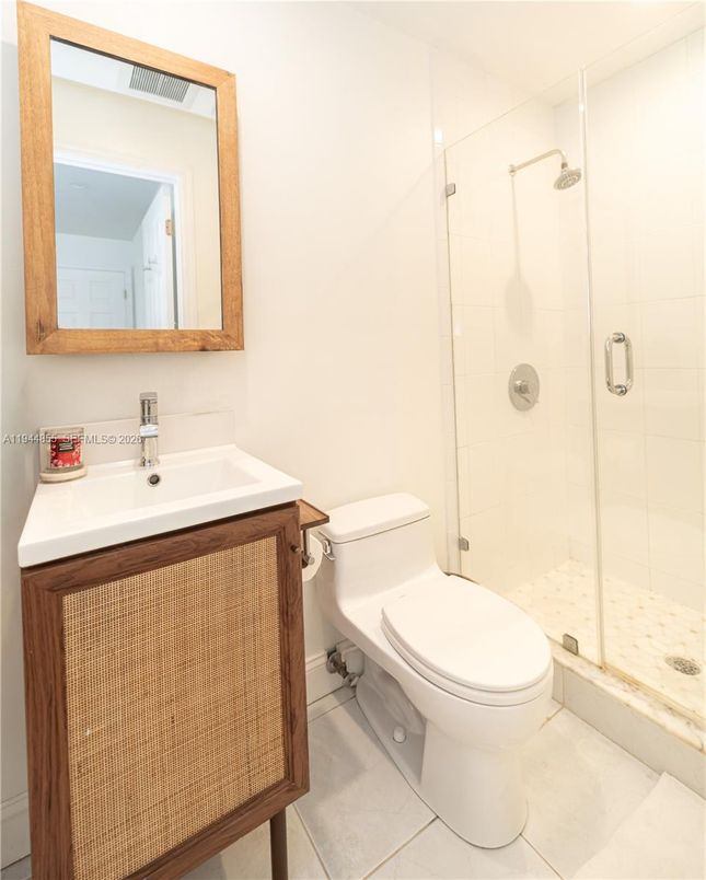 Bathroom, Glass Shower, Interior