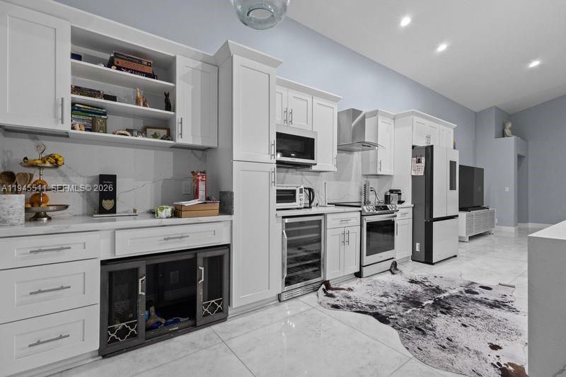 Interior, Kitchen, Recessed Lighting, Stainless Steel Appliances