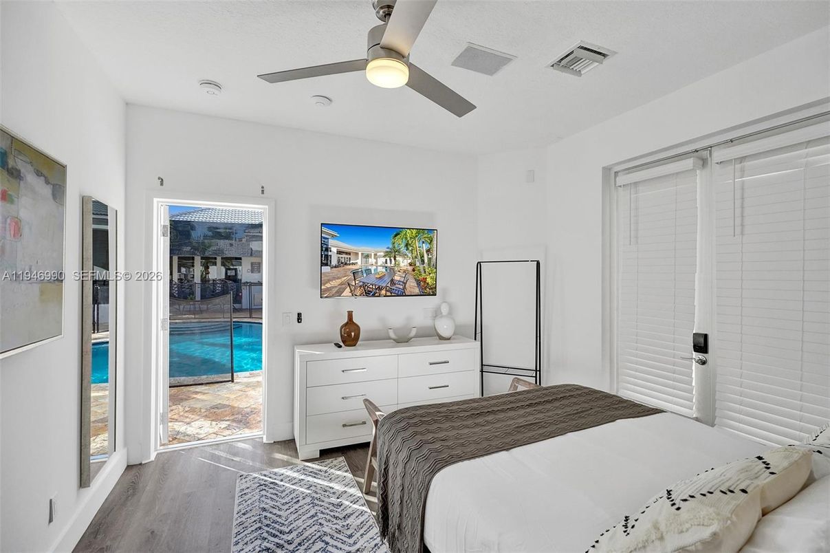 Bedroom, Interior, Wood Texture Flooring