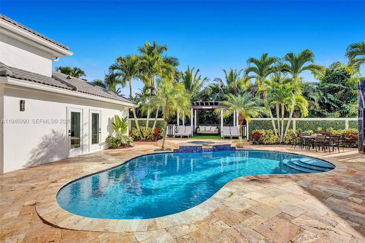 Exterior, Pool, Solar Panels