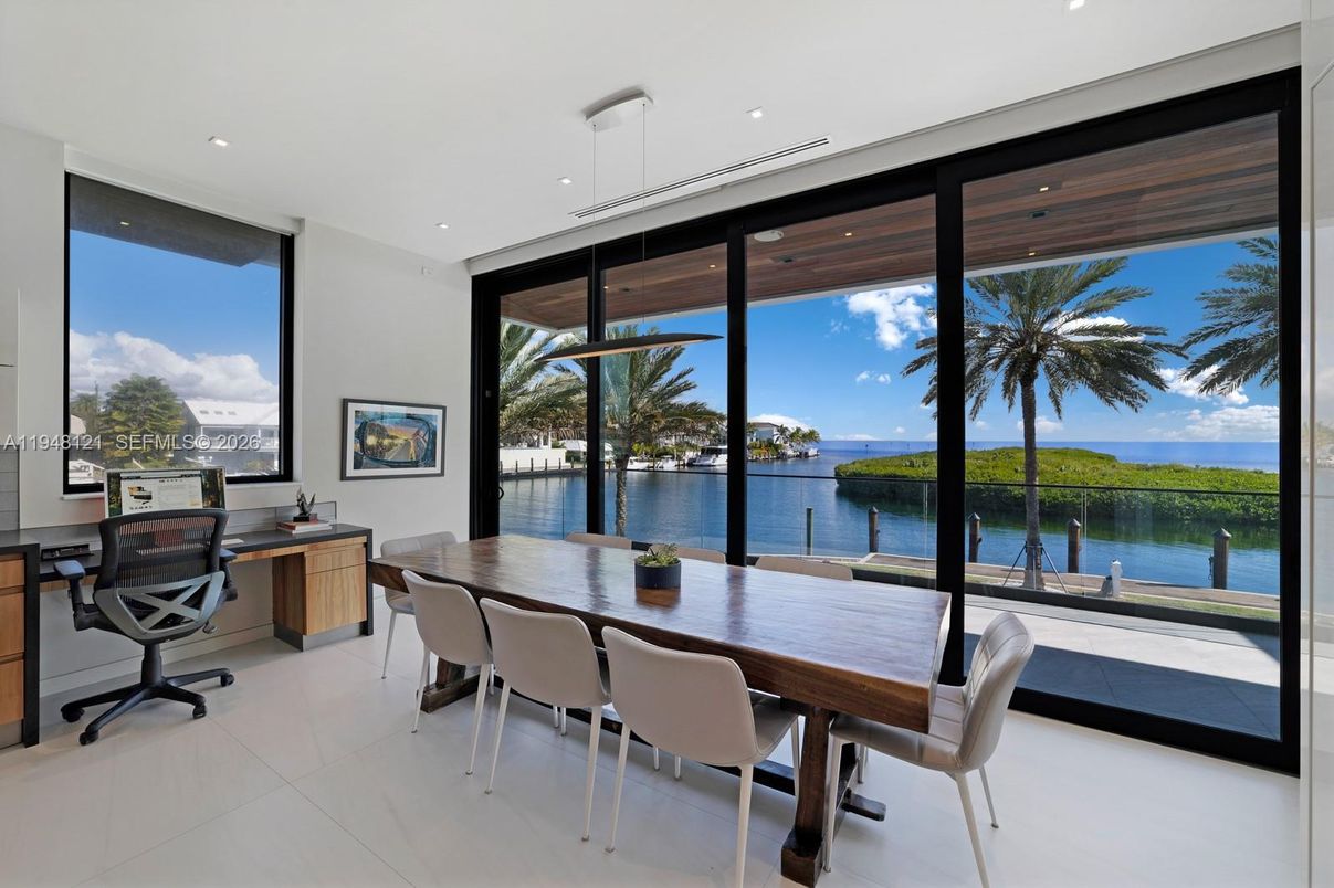 Home Office, Interior, Recessed Lighting, Water