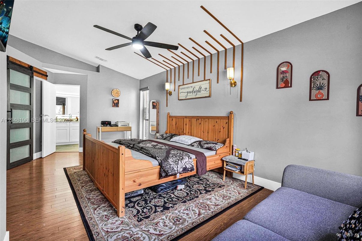 Bedroom, Interior, Wood Texture Flooring