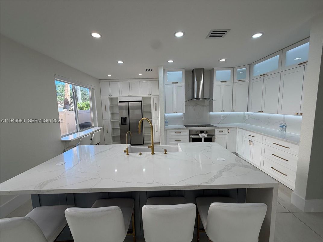 Interior, Kitchen, Recessed Lighting, Stainless Steel Appliances