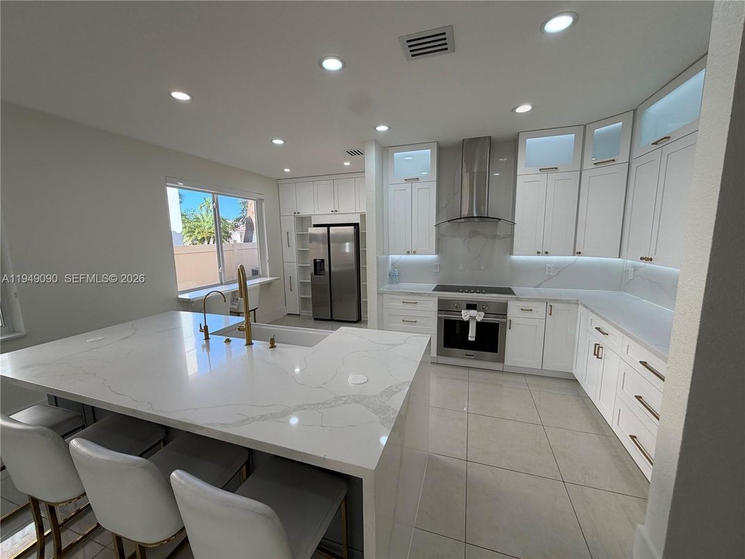 Interior, Kitchen, Recessed Lighting, Stainless Steel Appliances