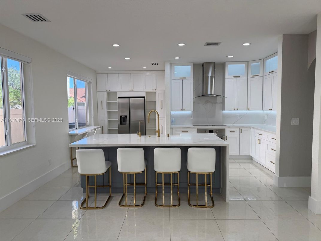 Interior, Kitchen, Recessed Lighting, Stainless Steel Appliances