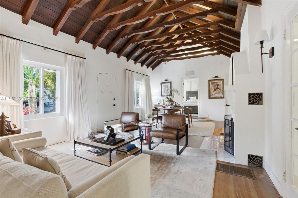 Fireplace, Interior, Living room, Wooden Beams, Wooden Ceilings, Wood Texture Flooring