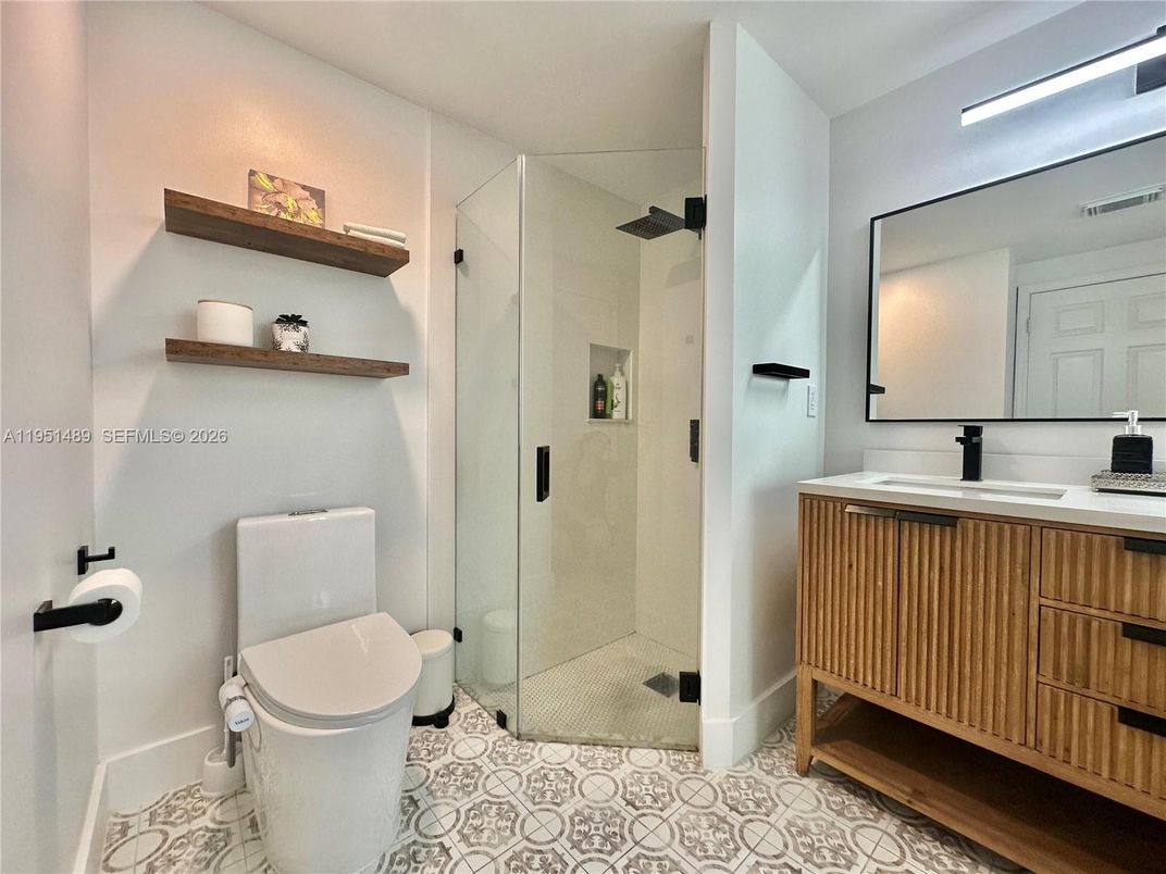 Bathroom, Glass Shower, Interior