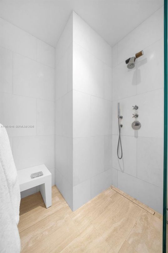 Bathroom, Interior, Wood Texture Flooring