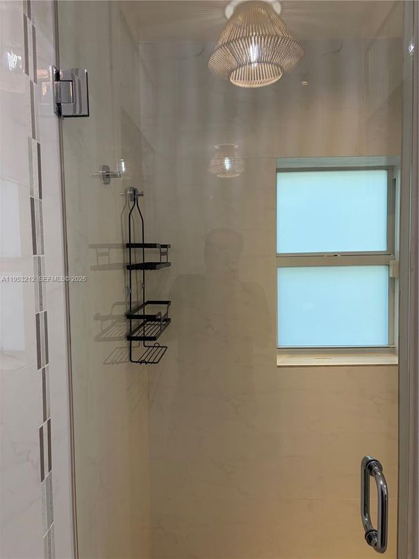 Bathroom, Glass Shower, Interior, Marble Walls