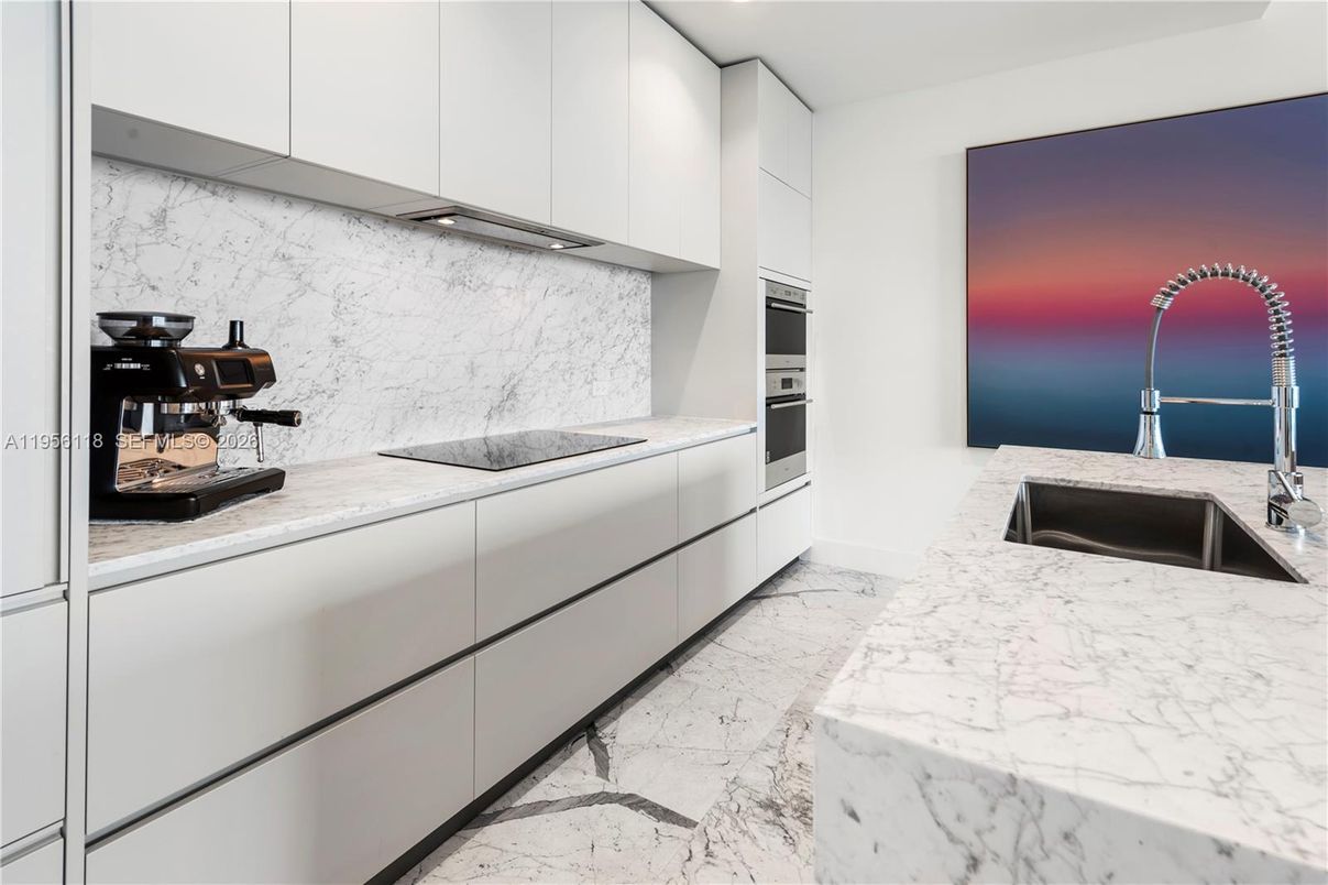 Interior, Kitchen, Marble, Marble Walls