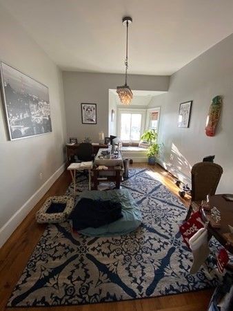 Dining room, Interior, Living room, Pendant Lights, Wood Texture Flooring