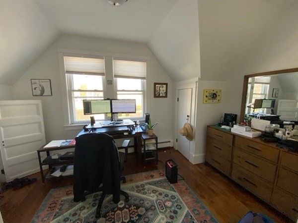 Home Office, Interior, Wood Texture Flooring