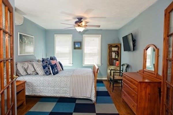 Bedroom, Interior, Wood Texture Flooring