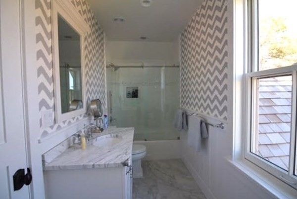 Bathroom, Glass Shower, Interior, Marble, Recessed Lighting