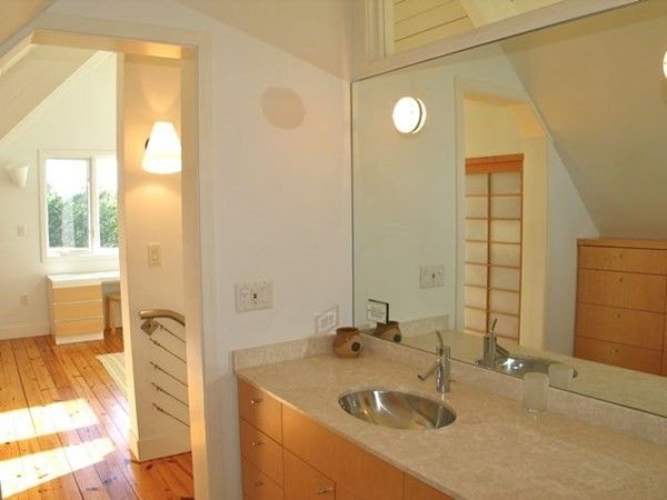 Bathroom, Interior, Wood Texture Flooring