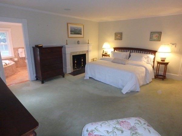 Bedroom, Fireplace, Interior