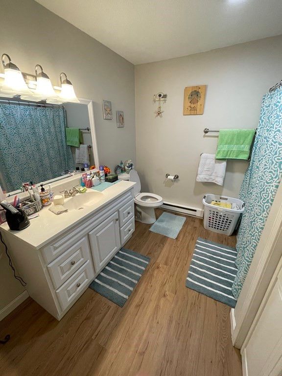 Bathroom, Interior, Wood Texture Flooring