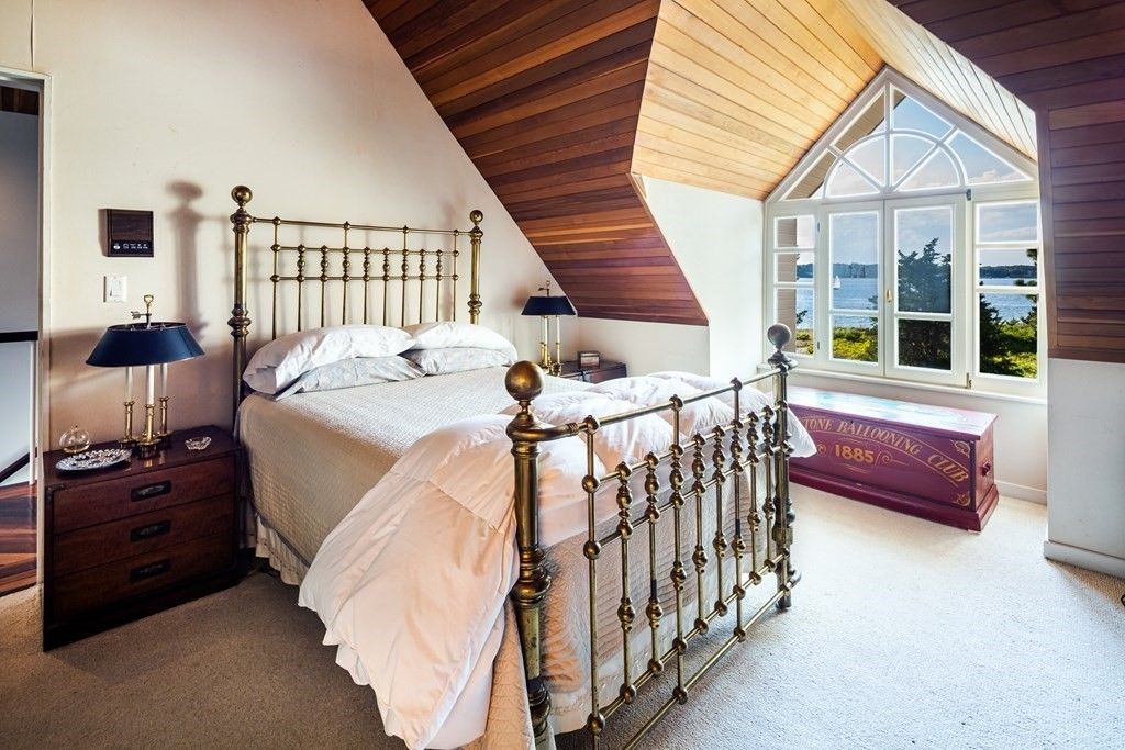 Bedroom, Interior, Water, Wooden Ceilings