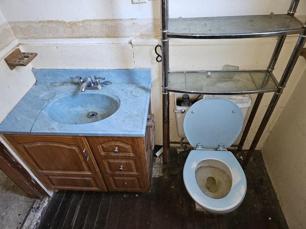 Bathroom, Interior, Wood Texture Flooring