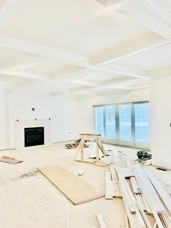 Empty room, Fireplace, Interior