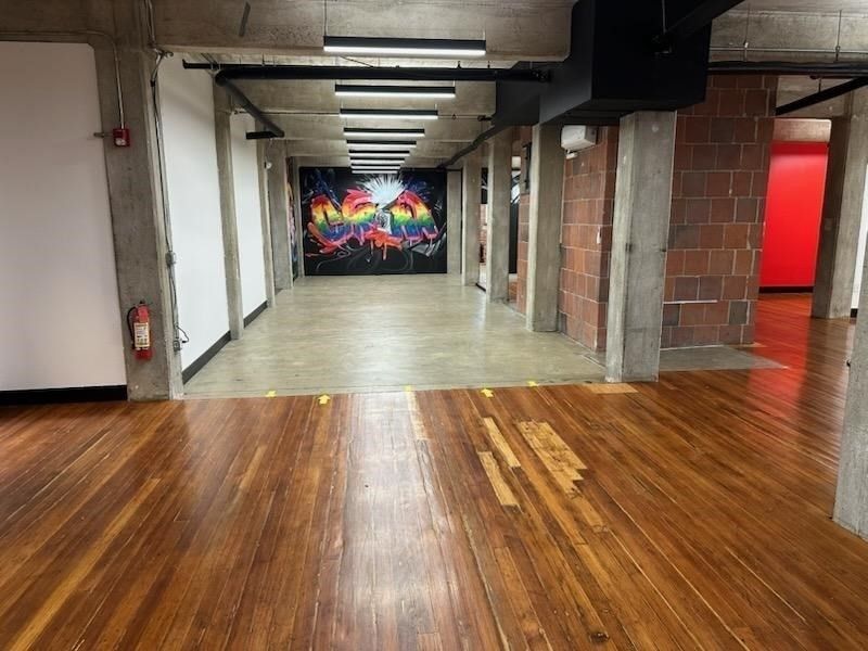 Interior, Stone Walls, Wood Texture Flooring