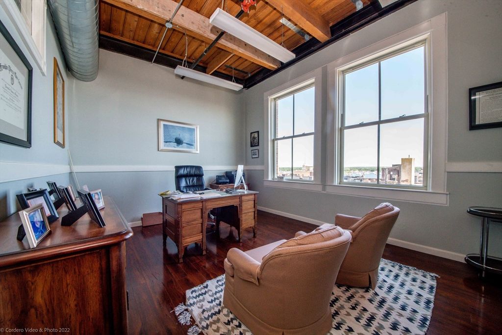 Home Office, Interior, Wooden Beams, Wooden Ceilings, Wood Texture Flooring