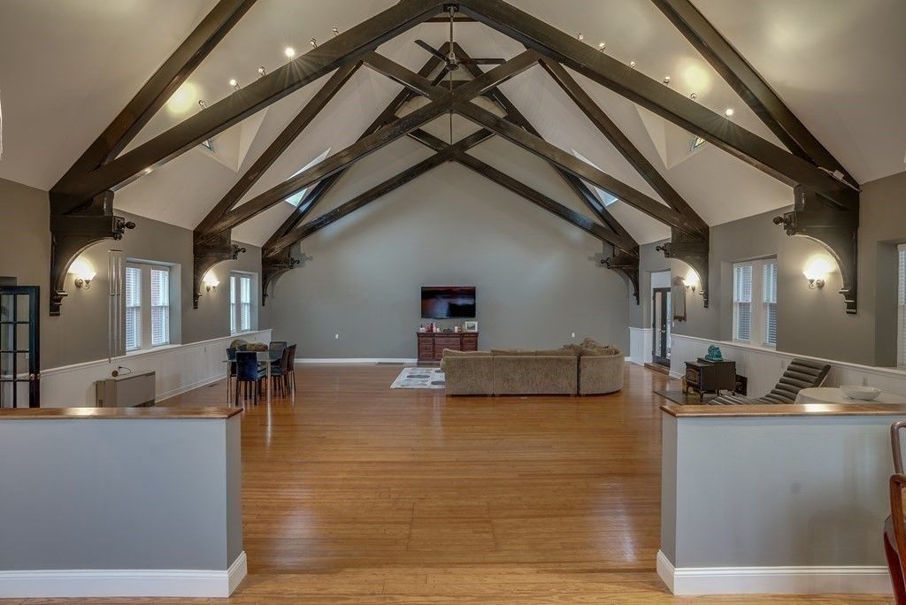 Dining room, Interior, Wooden Beams, Wood Texture Flooring